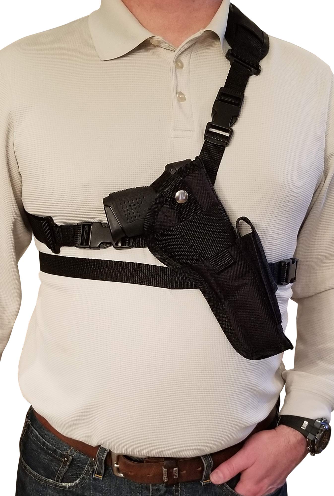 Silverhorse Holsters Chest/Shoulder Gun Holster | Fits Magnum Research Desert Eagle with a 5", 6" or 10" Barrel