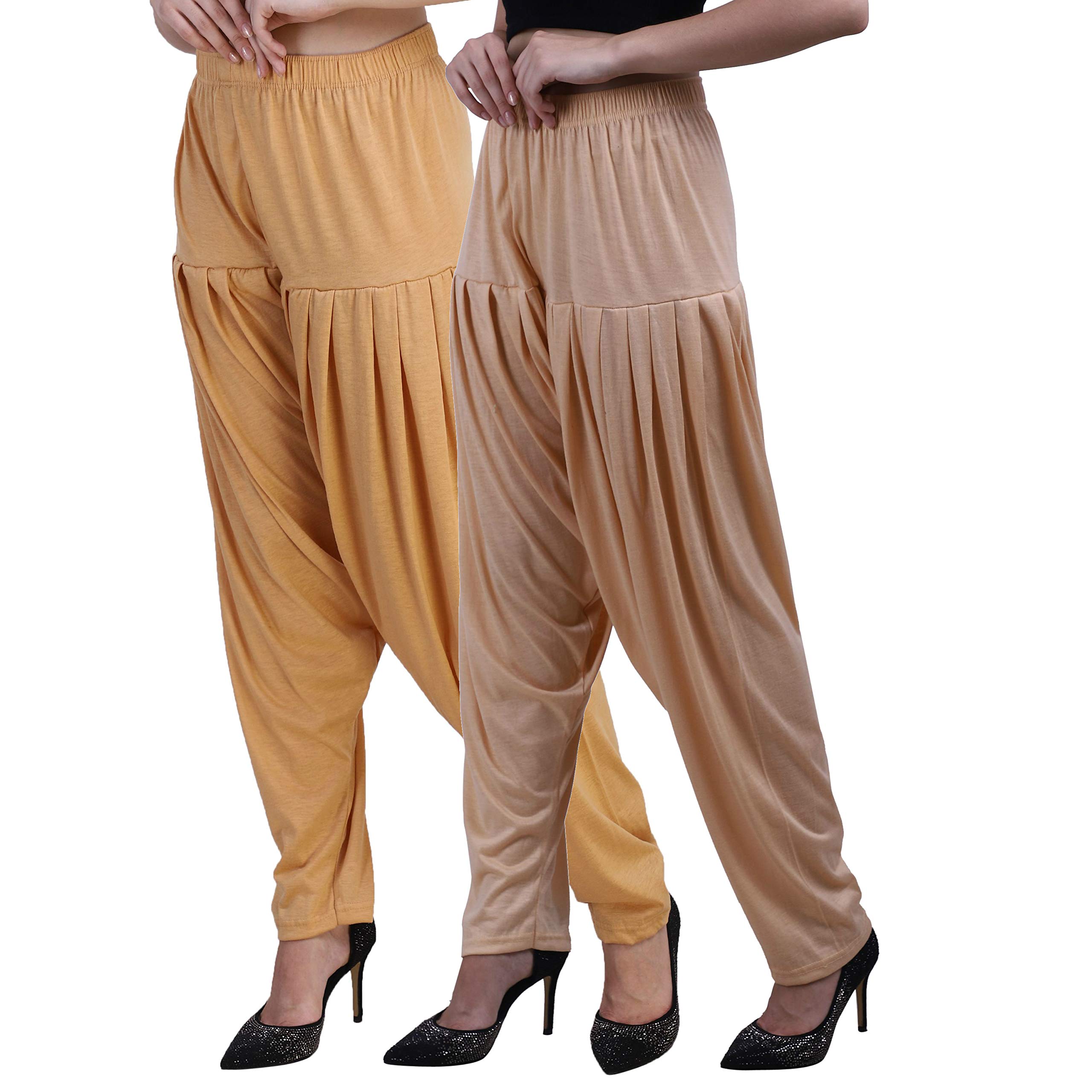 casuals Women’s Viscose Patiala Pants Stylish Bottom Wear for Every Occasion Combo 2-picture-14