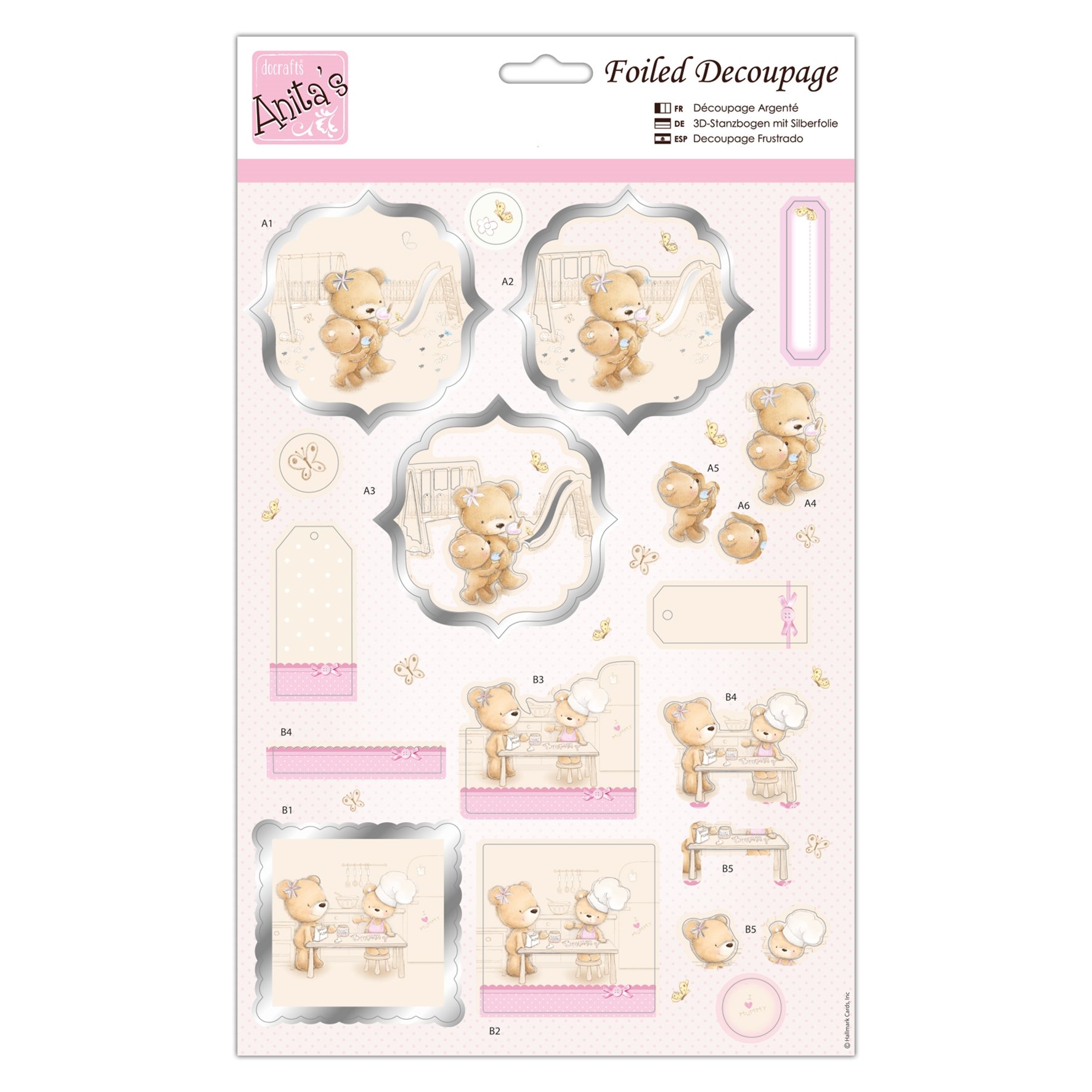 Anita's Foiled Decoupage - Time to Bake