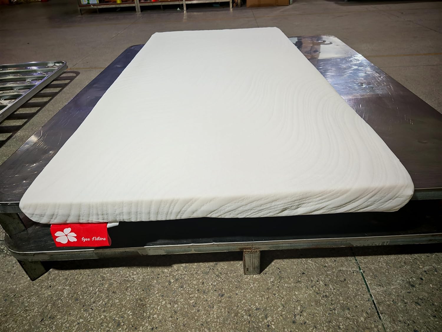 IYEE NATURE King Mattress, 14 Inch Size Memory Foam Mattress,King Bed in a Box,Medium Soft,Bule