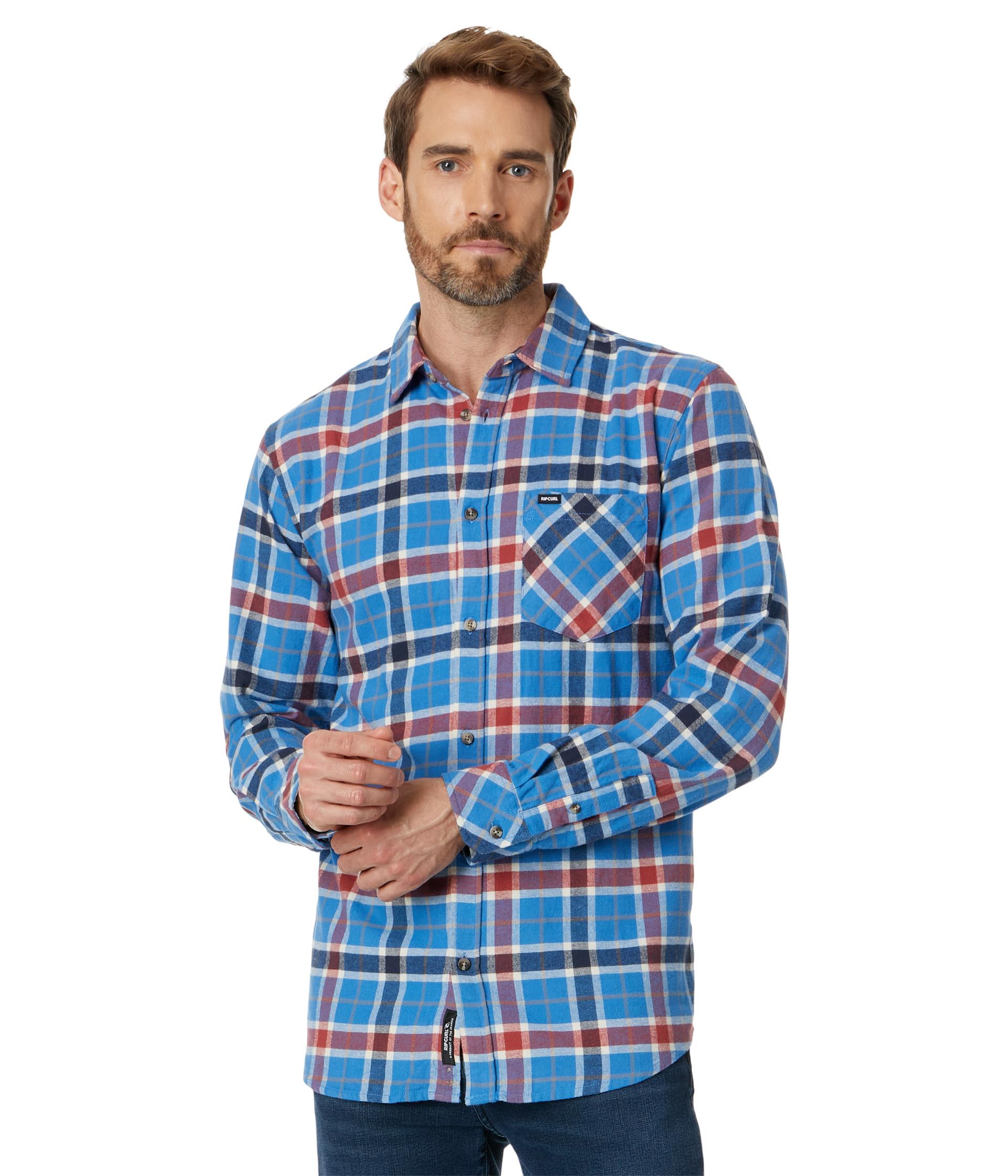 Rip Curl Men's Checked in Flannel Shirt