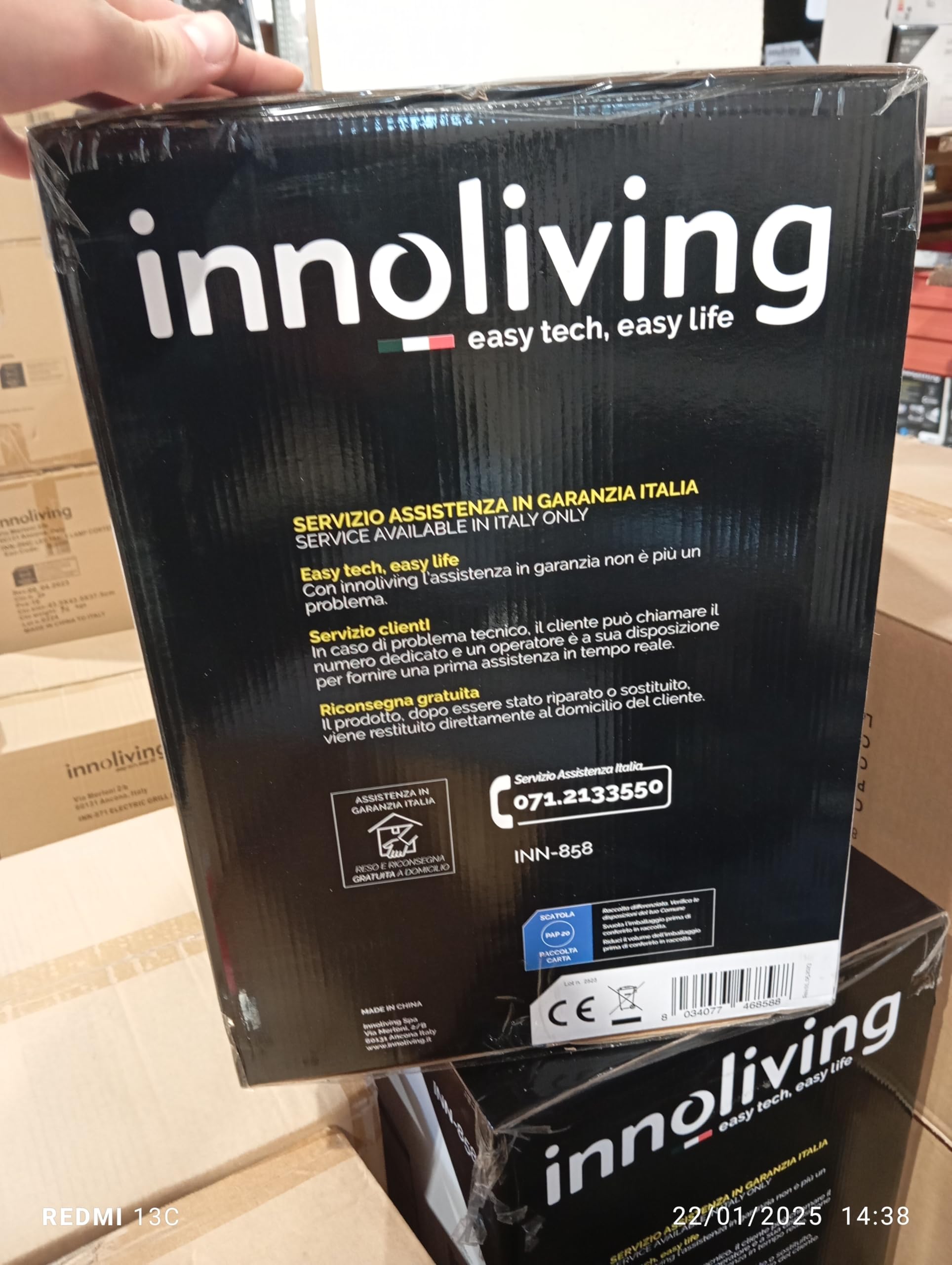 Spillatore per Birra Termoelettrico ad Acqua Innoliving INN-858 | Raffreddamento Regolabile LED da 2°C a 12°C | Rubinetto in Acciaio Inossidabile | Design Elegante e Solido | Per Fusti da 5 Litri