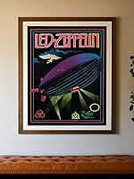 Vista 6 de AMERICAN LUXURY GIFTS Classic Music Wall Art Print - Vintage Rock Band Poster For Music Room, Studio, Office, Man Cave & Living Room Decor