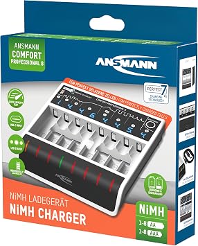 Ansmann Comfort Professional 8 Battery Charger