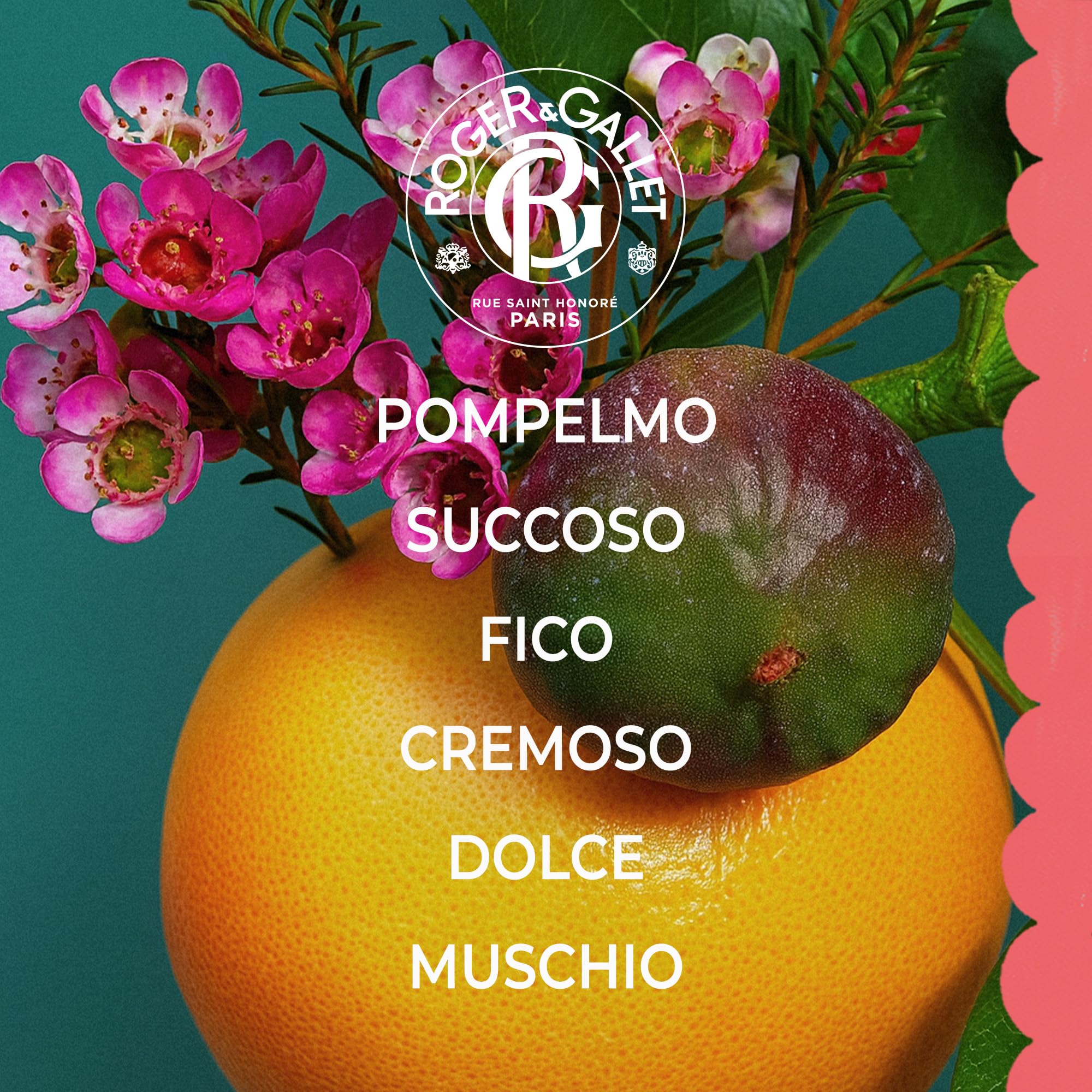 Roger&Gallet - Fleur de Figuier - Profumo Solido di Benessere - Fico, Muschio, Pompelmo - 5g