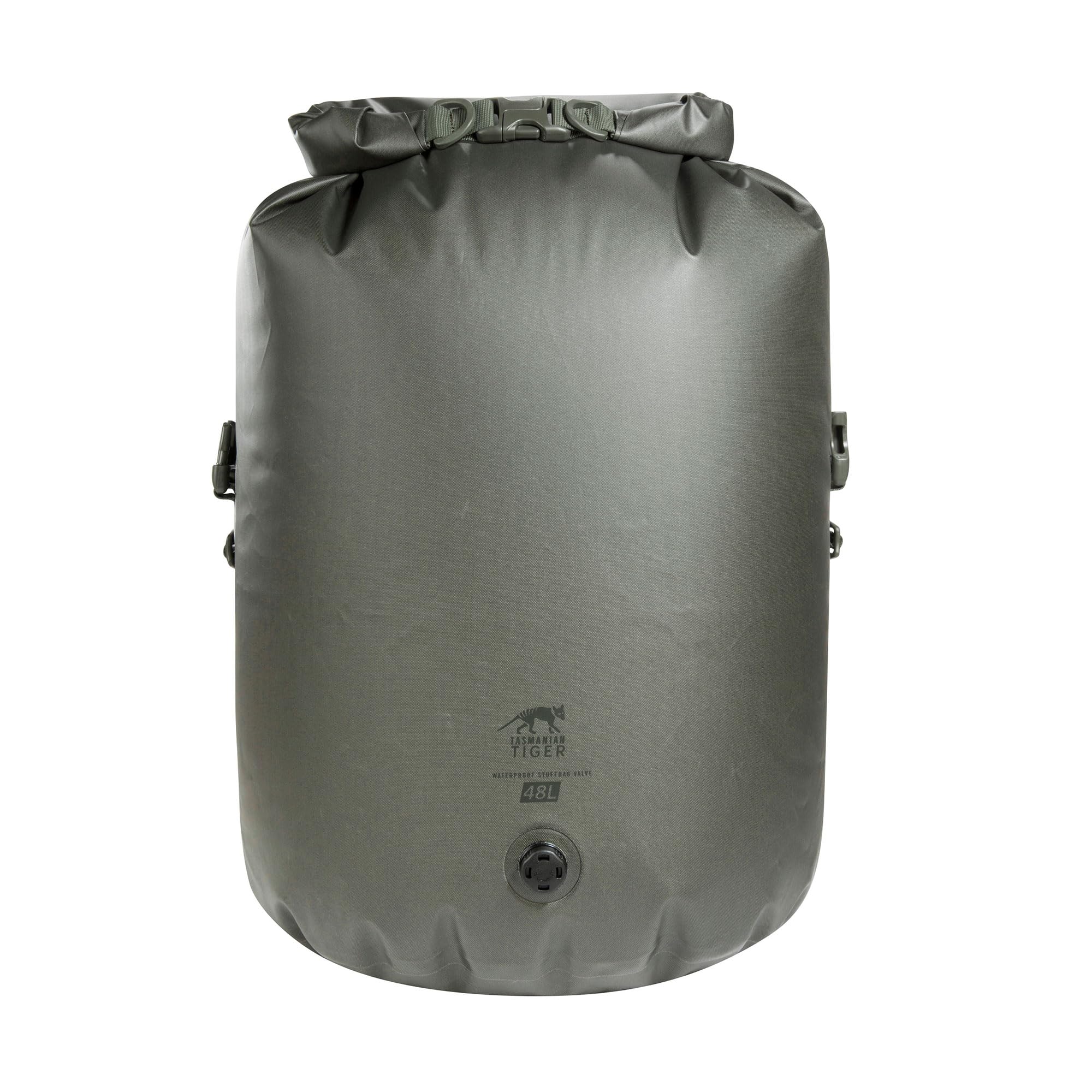Tasmanian Tiger TT Stuffbag WPV Wasserdichter Packsack mit Roll-Verschluss und Ventil für Kompression für Outdoor, Boote, Wassersport