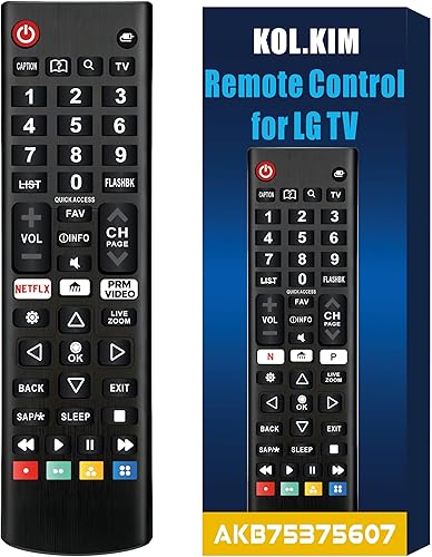 Miniatura 5 de Reemplazo remoto para Smart TV para LG Smart TV Remoto Reemplazo Universal Remoto Reemplazo AKB75675304 AKB75095307 AKB76040302 (AKB75095307)
