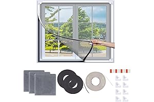 2 Packs Magnetic Window Screen Kit: Customize a Perfect Screen Solution for Your Windows