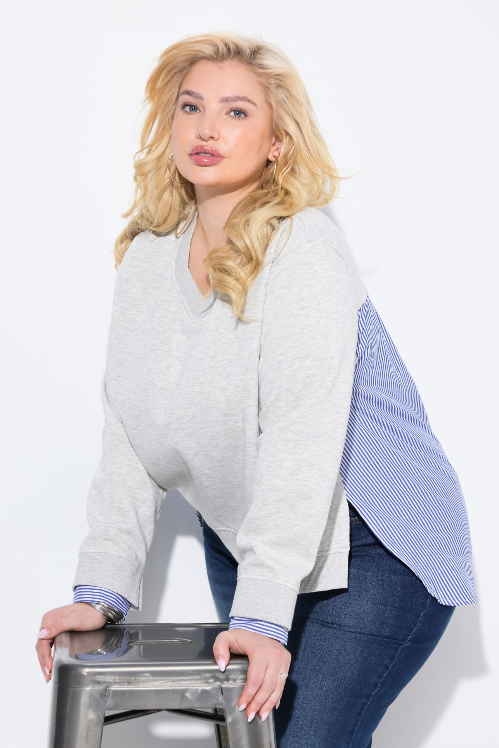 Ulla Popken Damen Sweatshirt