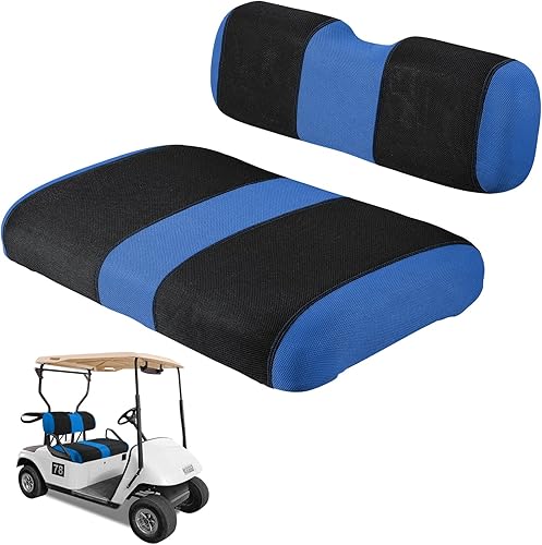 Miniatura 8 de Fundas de asiento de carrito de golf para 2 pasajeros, cubierta de asiento delantero para EZGO TXT OEM Cojín de asiento ordinario, funda de asiento