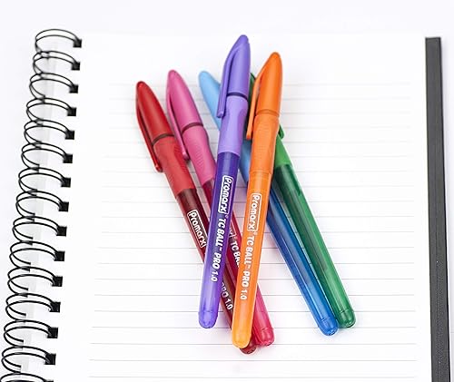 Miniatura 3 de Promarx Tc Ball Pro Grip Fashion - Bolígrafos de 0.039 in, tinta de colores surtidos, 6 unidades