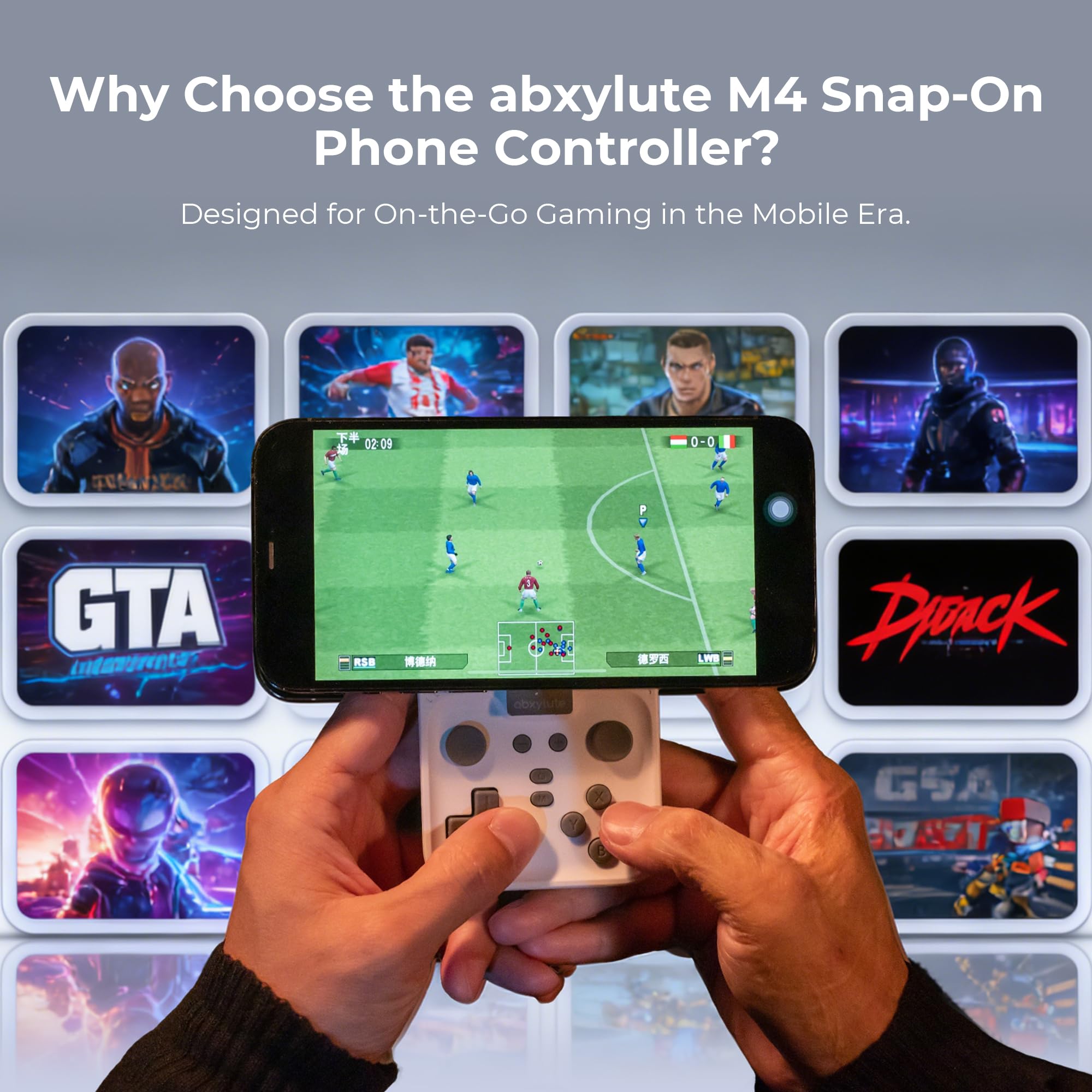 Amazon.co.jp: abxylute M4 スナップオンモバイルゲームコントローラー