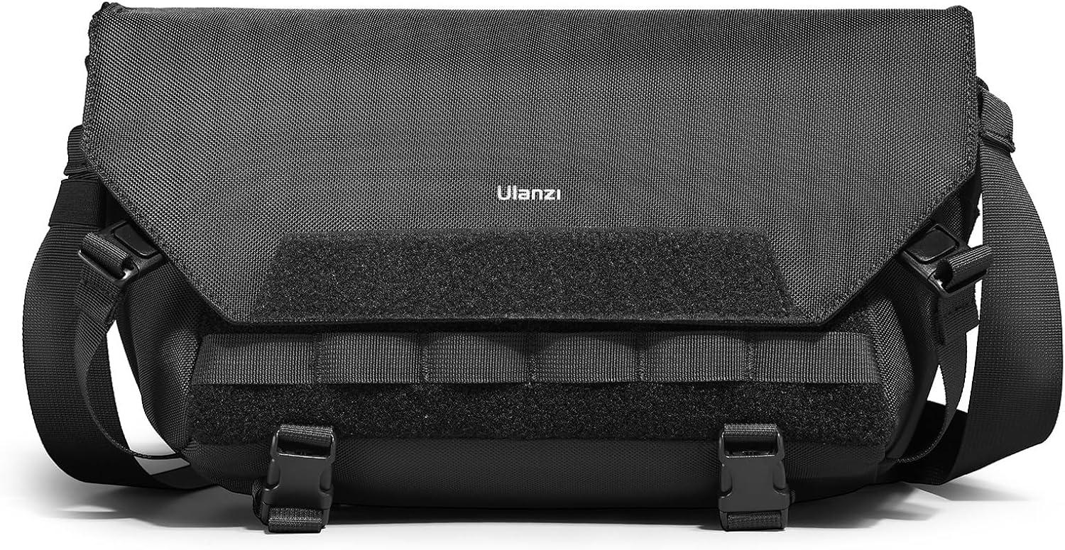 ULANZI Sling Camera Case with Tripod Holder, Small Compact Camera Tactical Shoulder Bags for DSLR/SLR/Mirrorless Cameras, Water-Resistant Crossbody Bag Women Men, Black BC08 - Image 9
