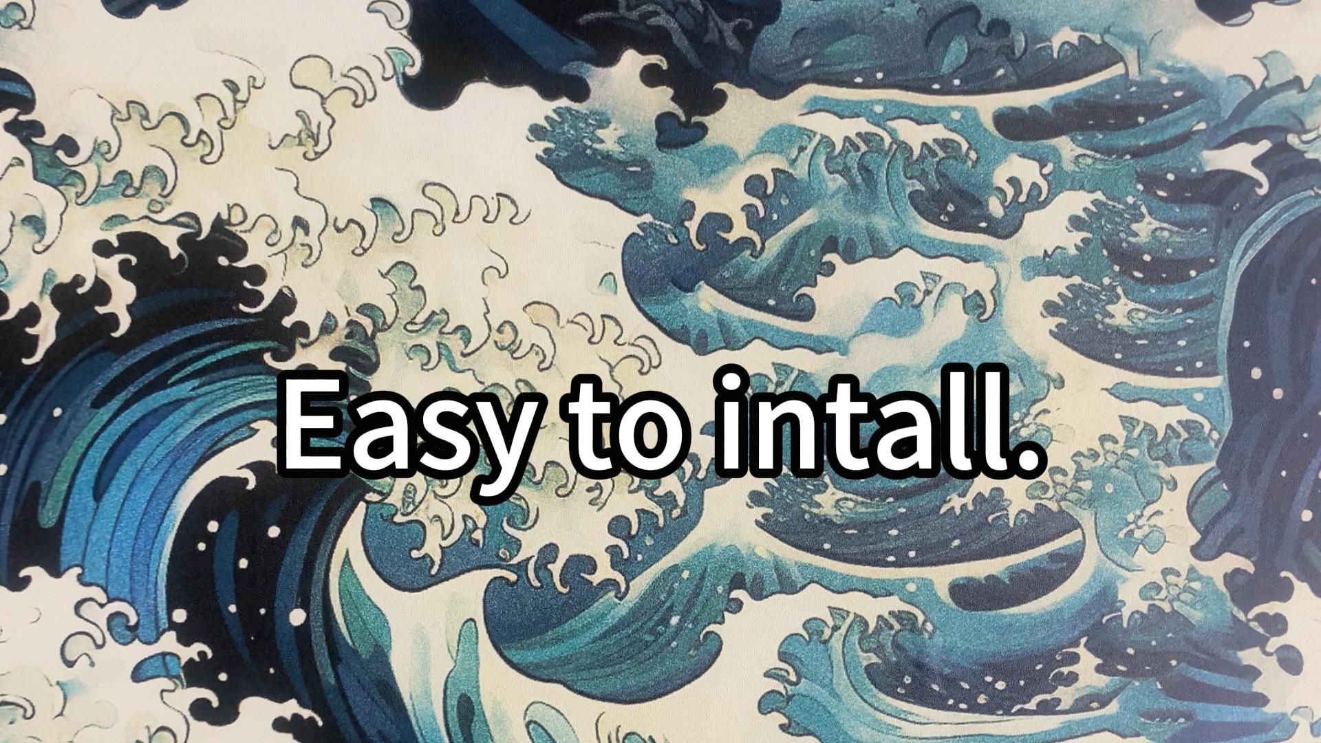 Spoonflower Peel & Stick Wallpaper - Ocean Navy Seahorse Nautical Design, Removable, 9ft X 2ft - View #8