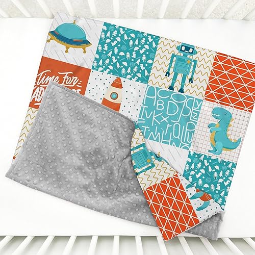 Miniatura 7 de Mantas de bebé personalizadas con nombre, manta de bebé personalizada para niñas  Manta de bebé de vaca rosa Minky  Ropa de cama de decoración de