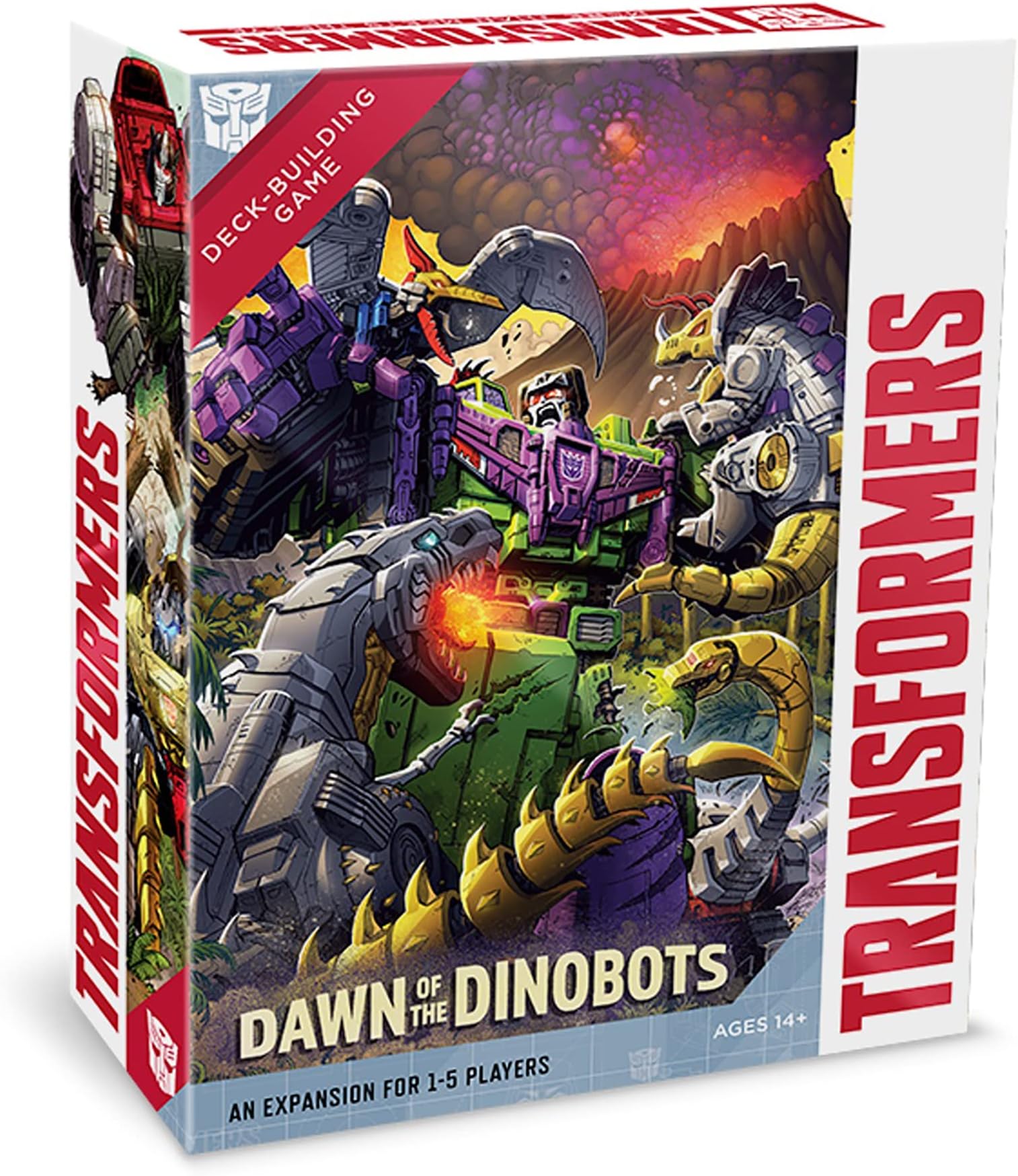 Transformers Deck-Building Game: Dawn of The Dinobots Expansion - Ages 14+, 1-5 Players, 45-90 Mins