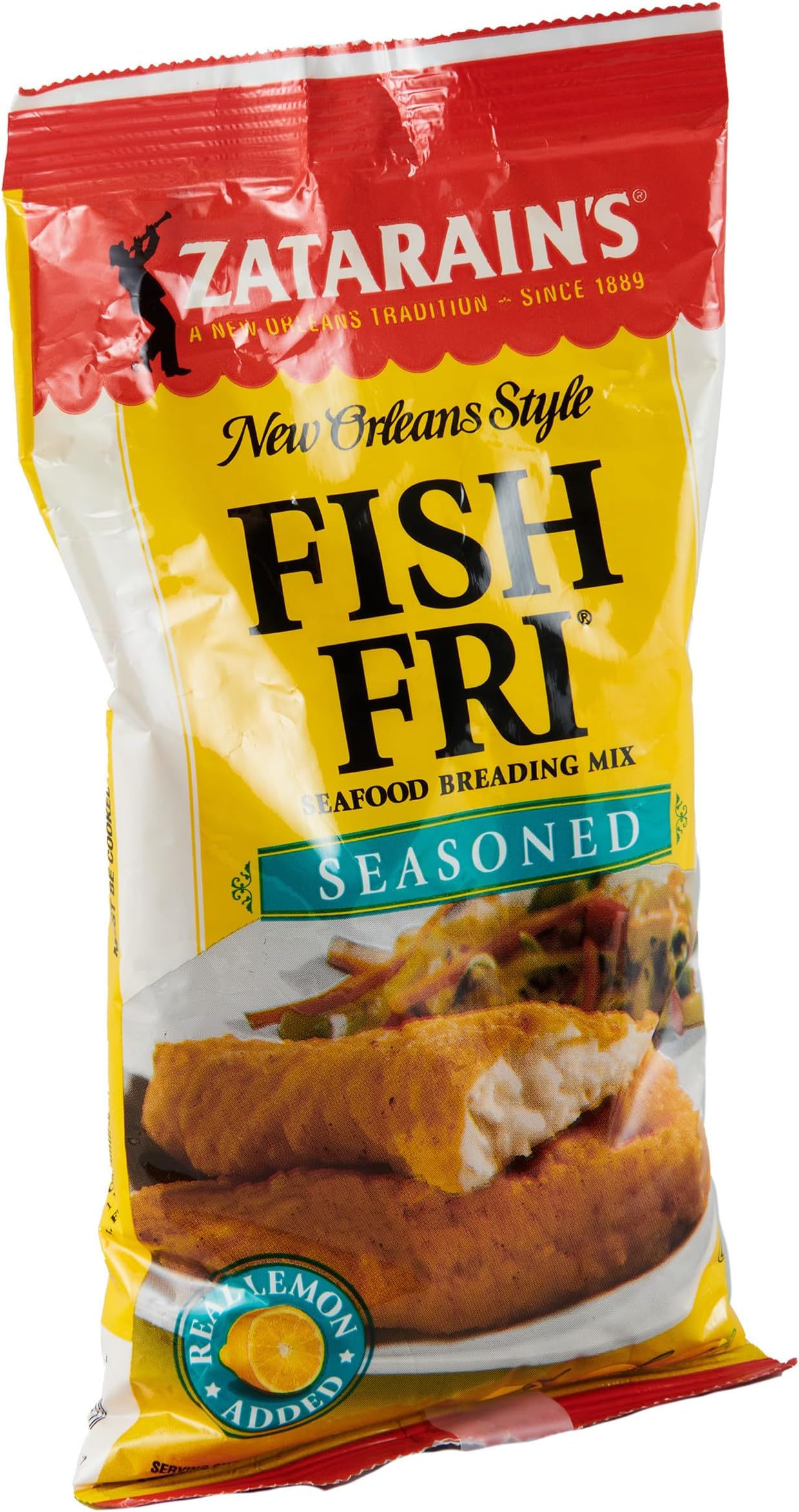 Zatarain's Seasoned Fish Fri Seafood Breading Mix, 10 Oz, 12 Ct