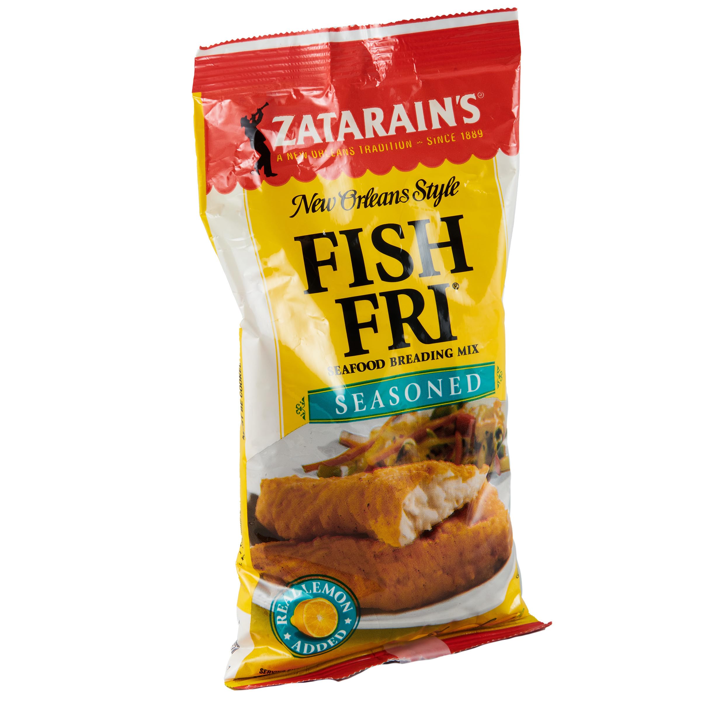Zatarain's Seasoned Fish Fri Seafood Breading Mix, 10 Oz, 12 Ct