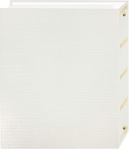 Miniatura 2 de álbumes de fotos de 100 páginas Pioneer. Cobertura de polipiel con estampado dorado. Album magnético de 3 anillos.