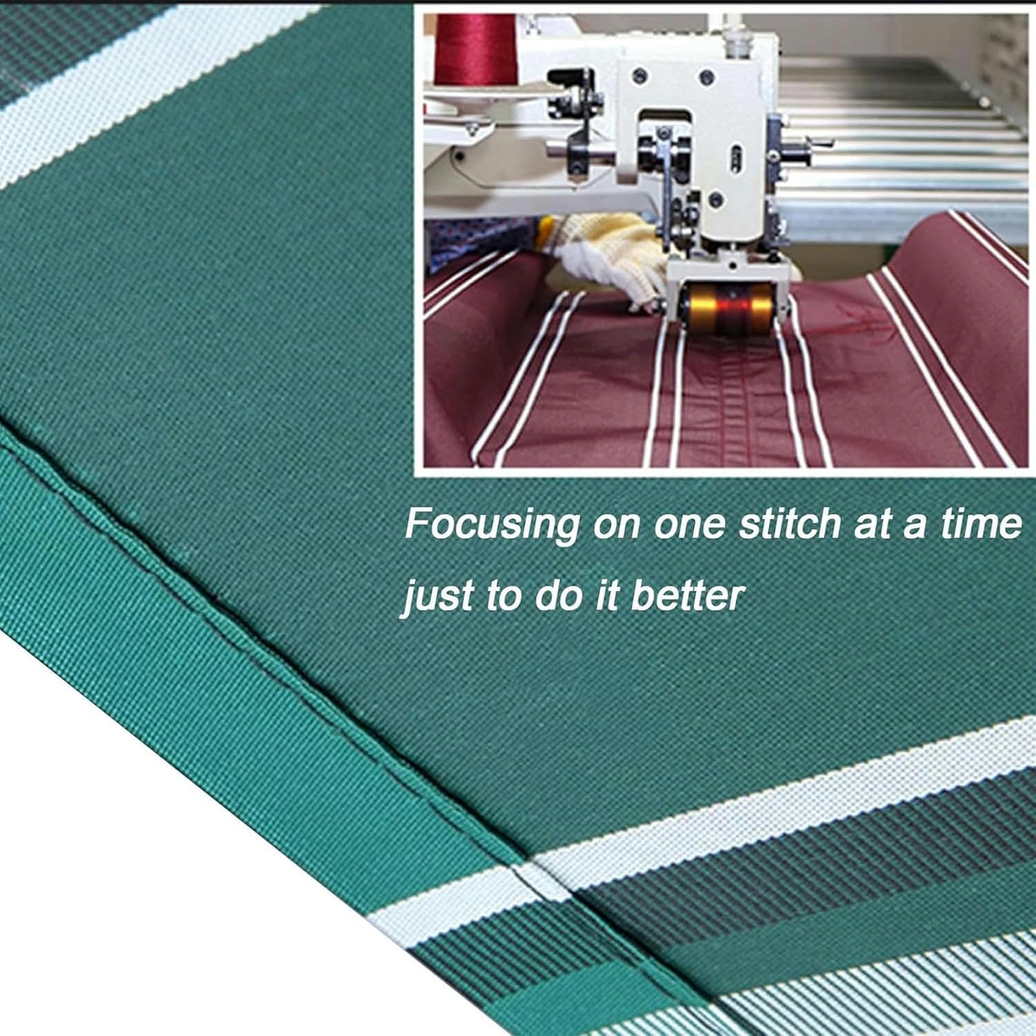 Retractable Garden Patio Awning Replacement Fabric Top Cover Front Valance Outdoor Waterproof Canopy 280g Ployester Screen Sun Shade Cover for Window Door Market Deck, 3x1.5m, Striped