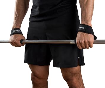 Pro Weight Lifting Straps Lifting Straps With Neoprene Padded Wrist Support + Double Stitched 100% Cotton – 60cm Long Heavy Duty Wrist Straps For Weight TraininG