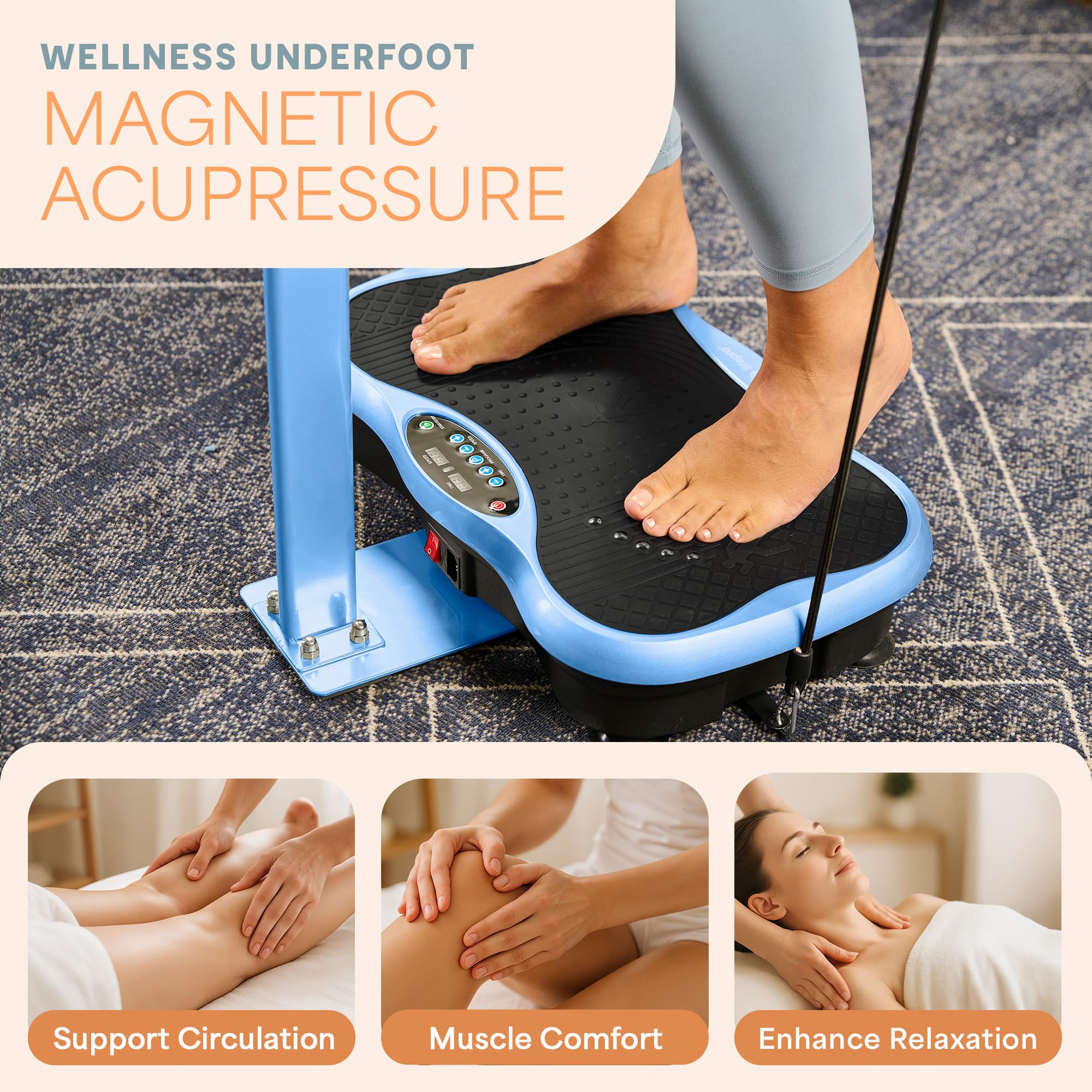 Amazon.com : Lifepro TrimLite Vibration Plate with Handle Vibration Plate Exercise Machine with 99 Speed Levels, Bluetooth & Magnetic Acupoints Whole Body Vibrating Platform Machine for Lymphatic Drainage : Sports & Outdoors Amazon.com : Lifepro TrimLite Vibration Plate with Handle Vibration Plate Exercise Machine with 99 Speed Levels, Bluetooth & Magnetic Acupoints Whole Body Vibrating Platform Machine for Lymphatic Drainage : Sports & Outdoors