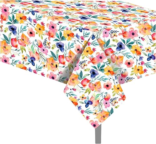 Miniatura 345 de CC HOME 1 pieza de mantel de plástico para fiesta de los 90 de 54 x 87 pulgadas de largo, mantel vintage retro de los 90 de hip hop, tema de 1990