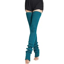 Henwarry 27 or 34 Inch Length Leg Warmers Knit Over the Knee Extra Long Winter Soft Thick Thigh High Footless Socks for Women