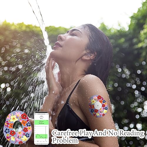 Vista 13 de Paquete de 36 parches adhesivos para sensor Libre 2 con cielo estrellado CGM Parches impermeables CGM cubiertas CGM a prueba de sudor Sensor