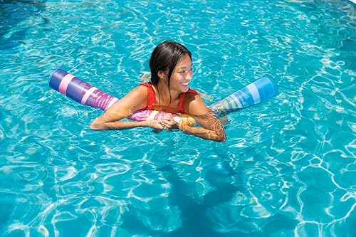 Miniatura 4 de WOW Sports - Fideos inflables tropicales para piscina - Perfecto para fiestas en la piscina y entrenamiento de natación - Dispositivo de flotación