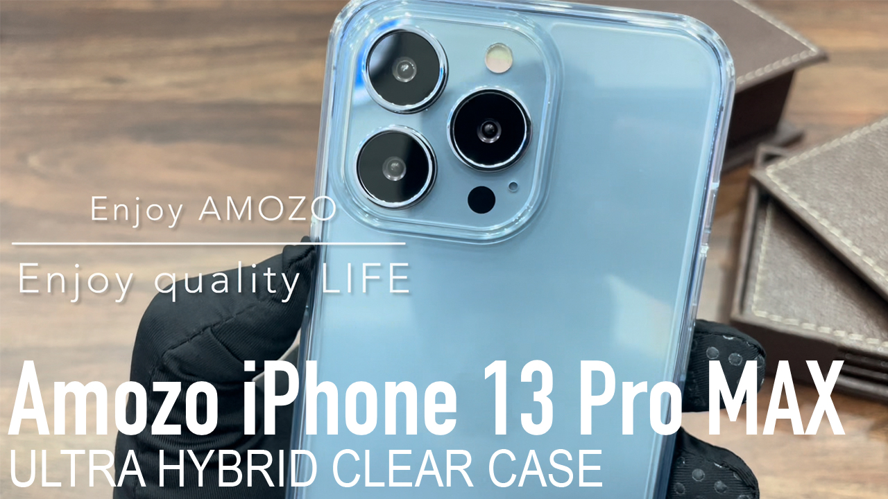 Amozo Ultra Hybrid Camera and Drop Protection Back Cover Case for