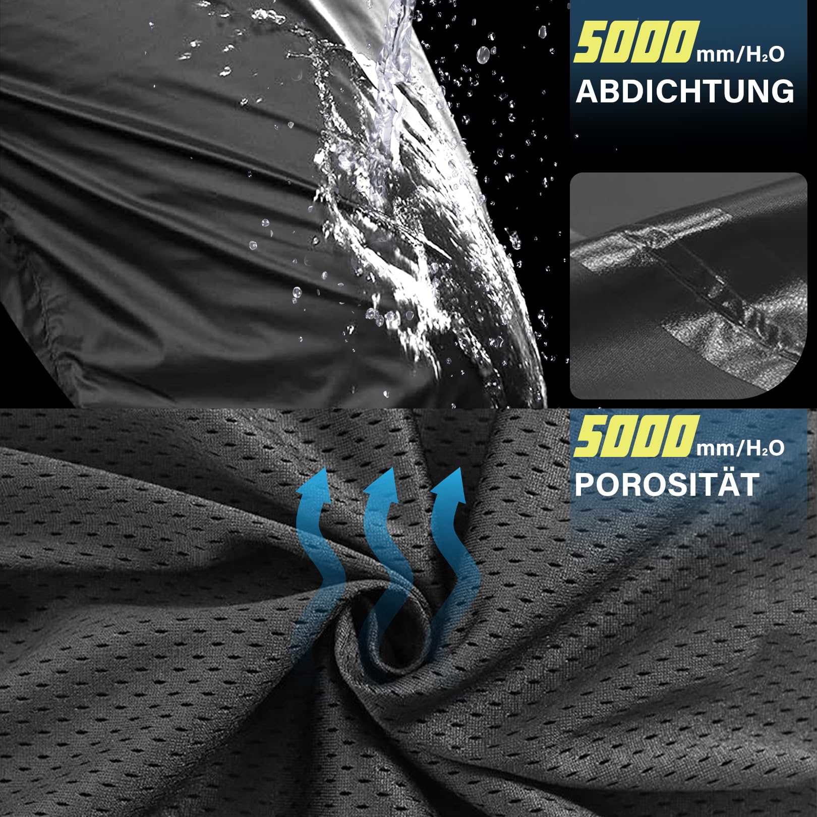 Pantalon Pluie Homme Imperméable Imperméable et Coupe-Vent Pantalon pour La Pêche, Le Golf, La Moto, Le Cyclisme