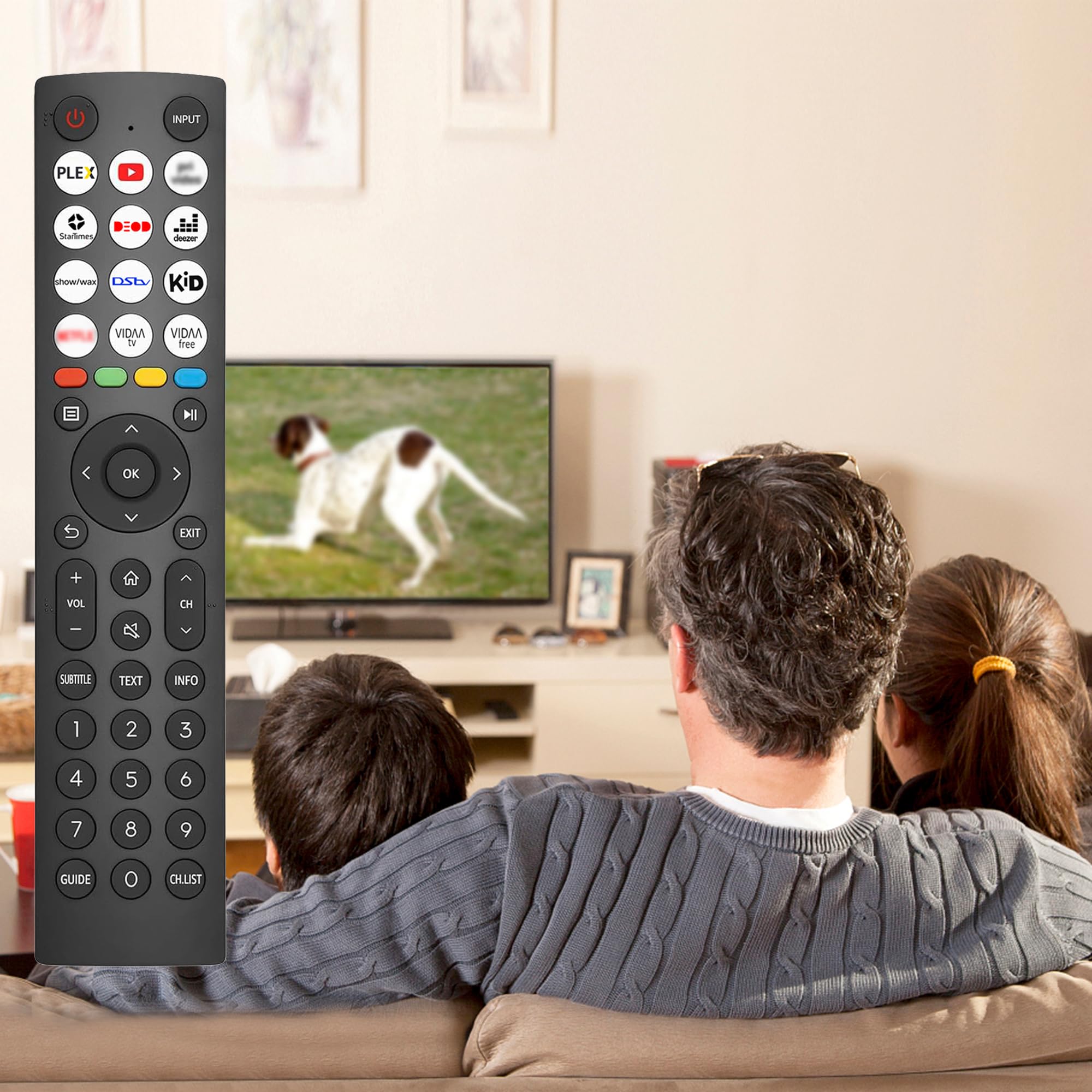 Telecomando Di Ricambio Per TV Hisense – Compatibile Con Serie VIDAA, 43A7300F, 50A7500F, Ecc. – Plug And Play, Garanzia A Vita