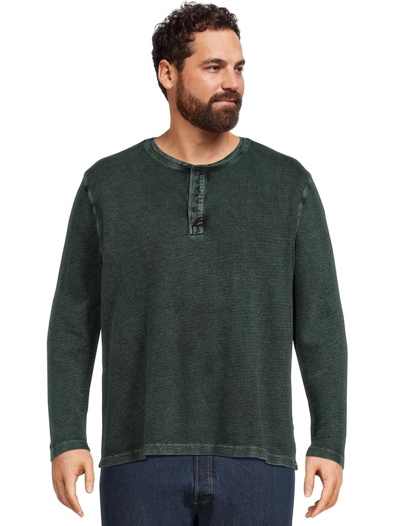 Multi Liverpool Los Angeles Long Sleeve 3 Button Henley