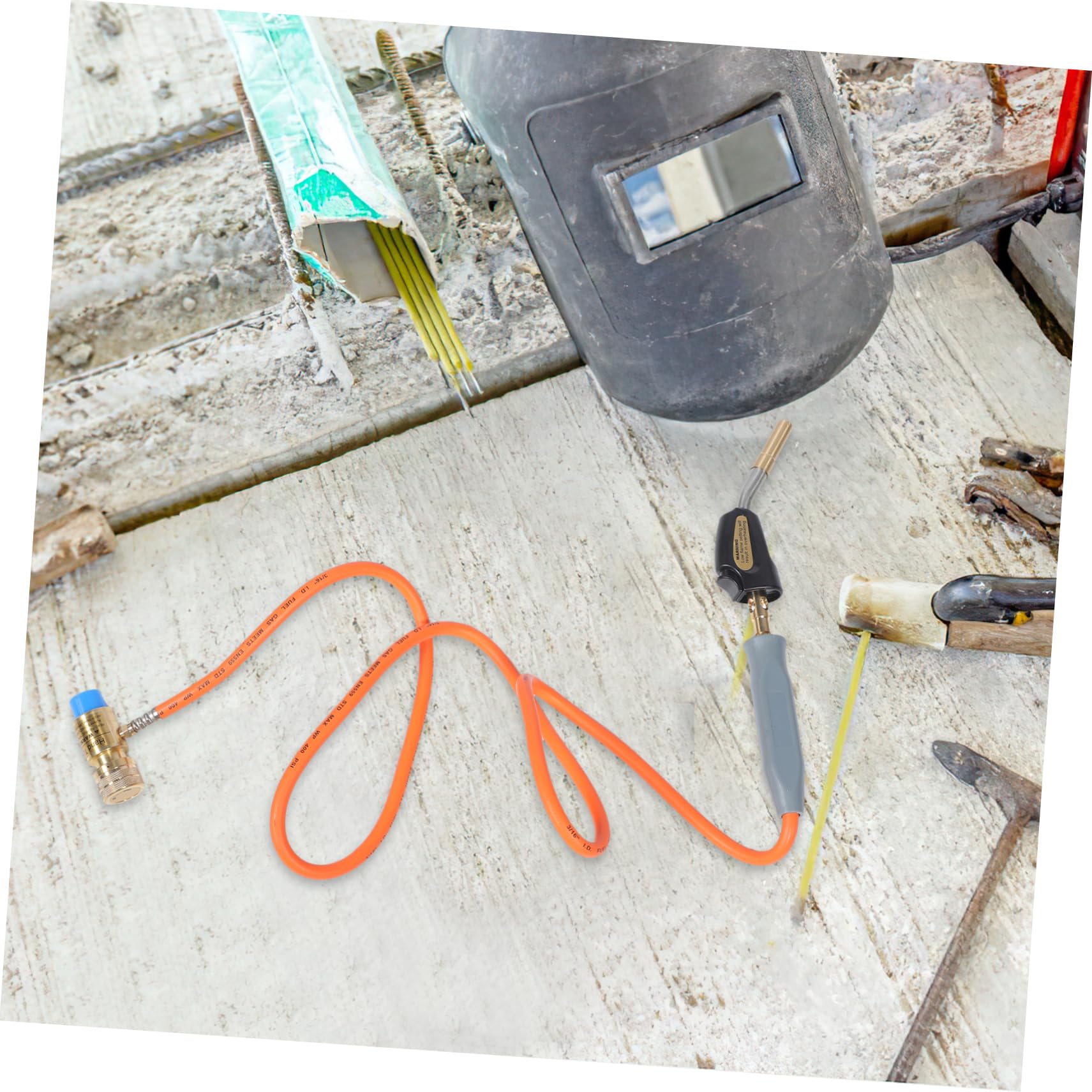 GALPADA Torche à Gaz avec Flexible Soudure Vitesses Allumage Électronique Valve Fine Américaine pour Soudage et Déneigement