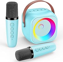 Children's Microphone, Toy for Boys 3-10 Years Old Children's Karaoke Microphone with 2 Wireless Microphones, Mini Karaoke Microphone, Gift for Children 3-10 Years Birthday – Christmas