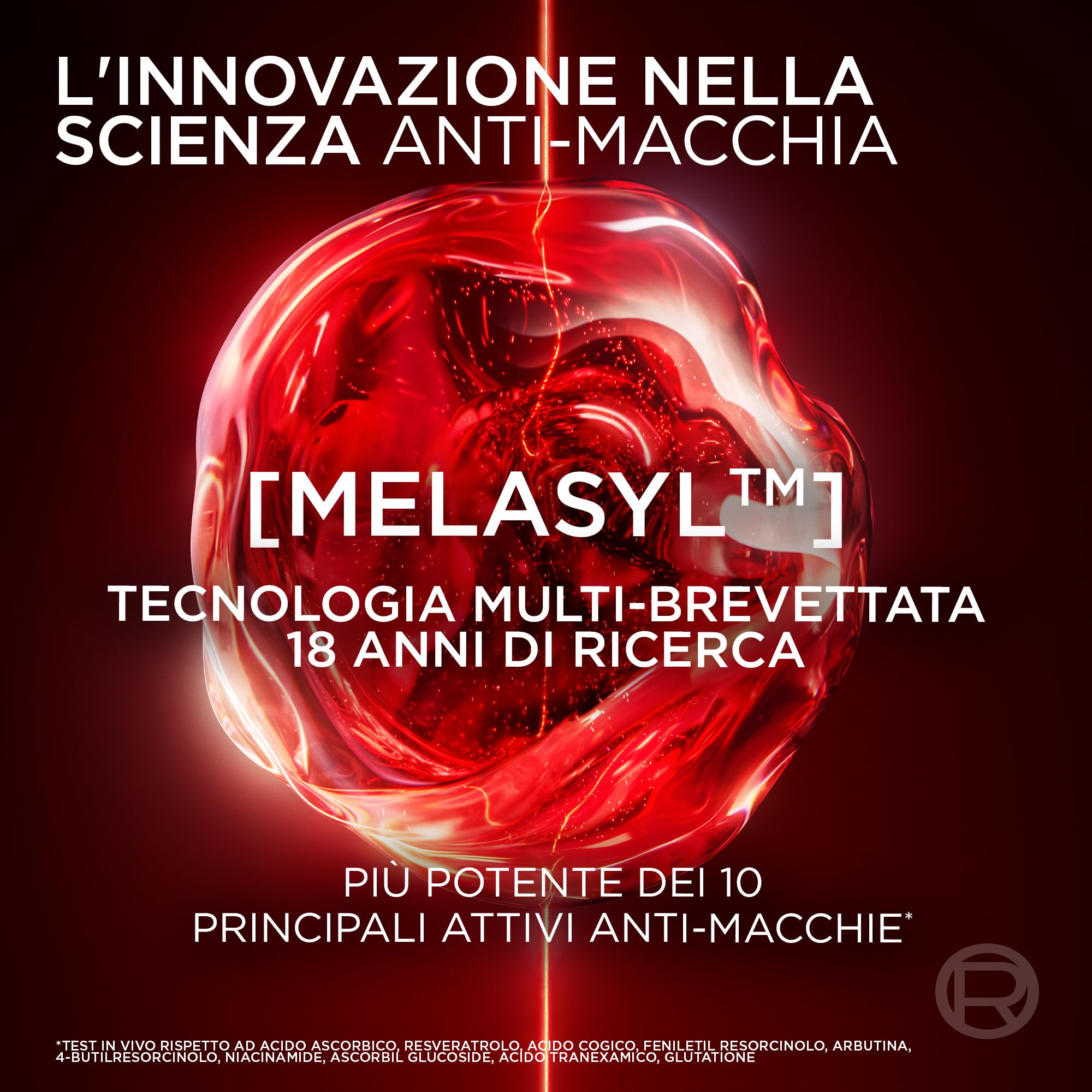 L'Oréal Paris Siero in Crema Anti Età Tripla Azione su Rughe, Macchie e Luminosità, Con Vitamina C, Niacinamide e Melasyl, Revitalift Laser Melasyl, 50ml