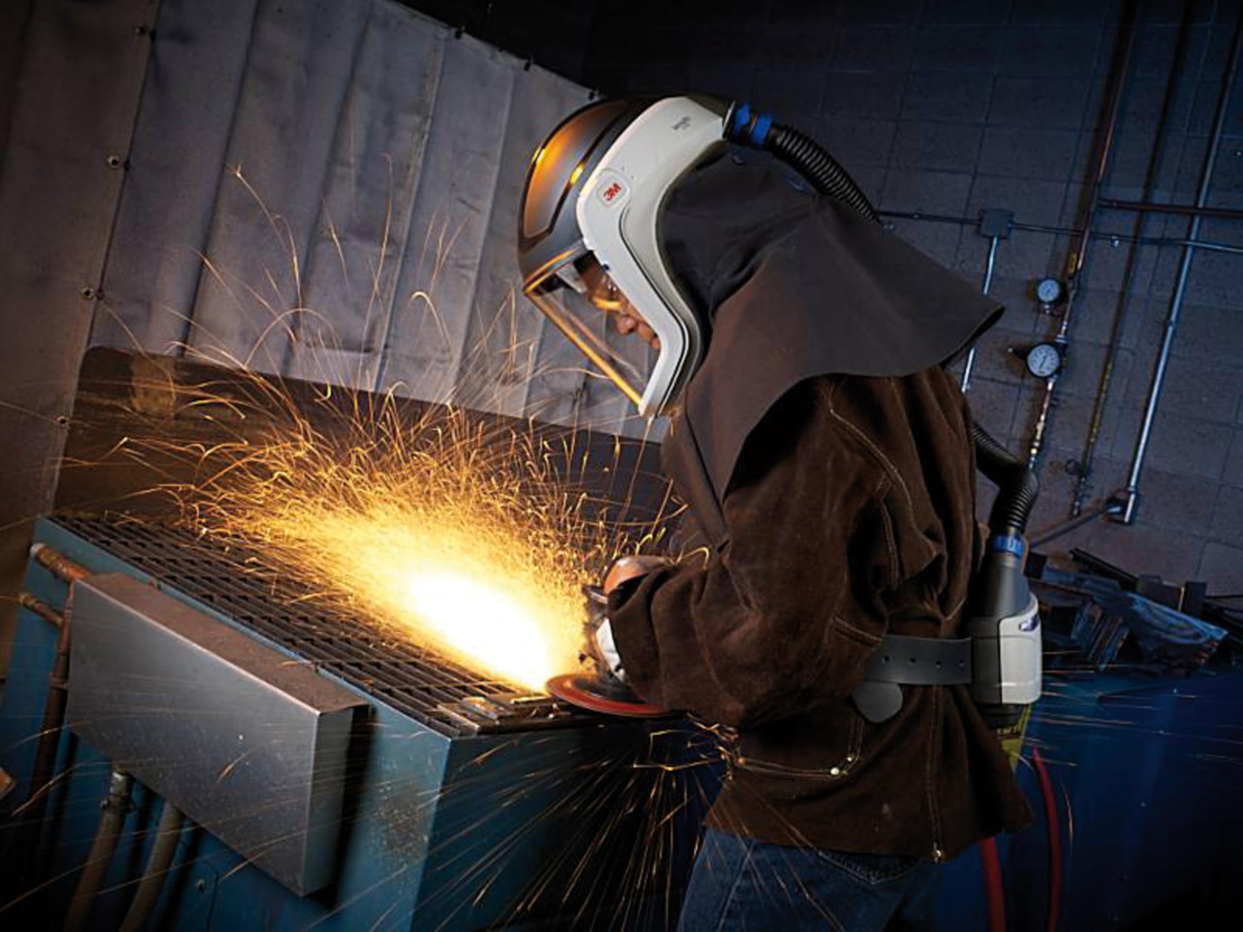3M Versaflo Helm mit strapazierfähiger Hals- und Schulterabdeckung M-406, 1 Stück