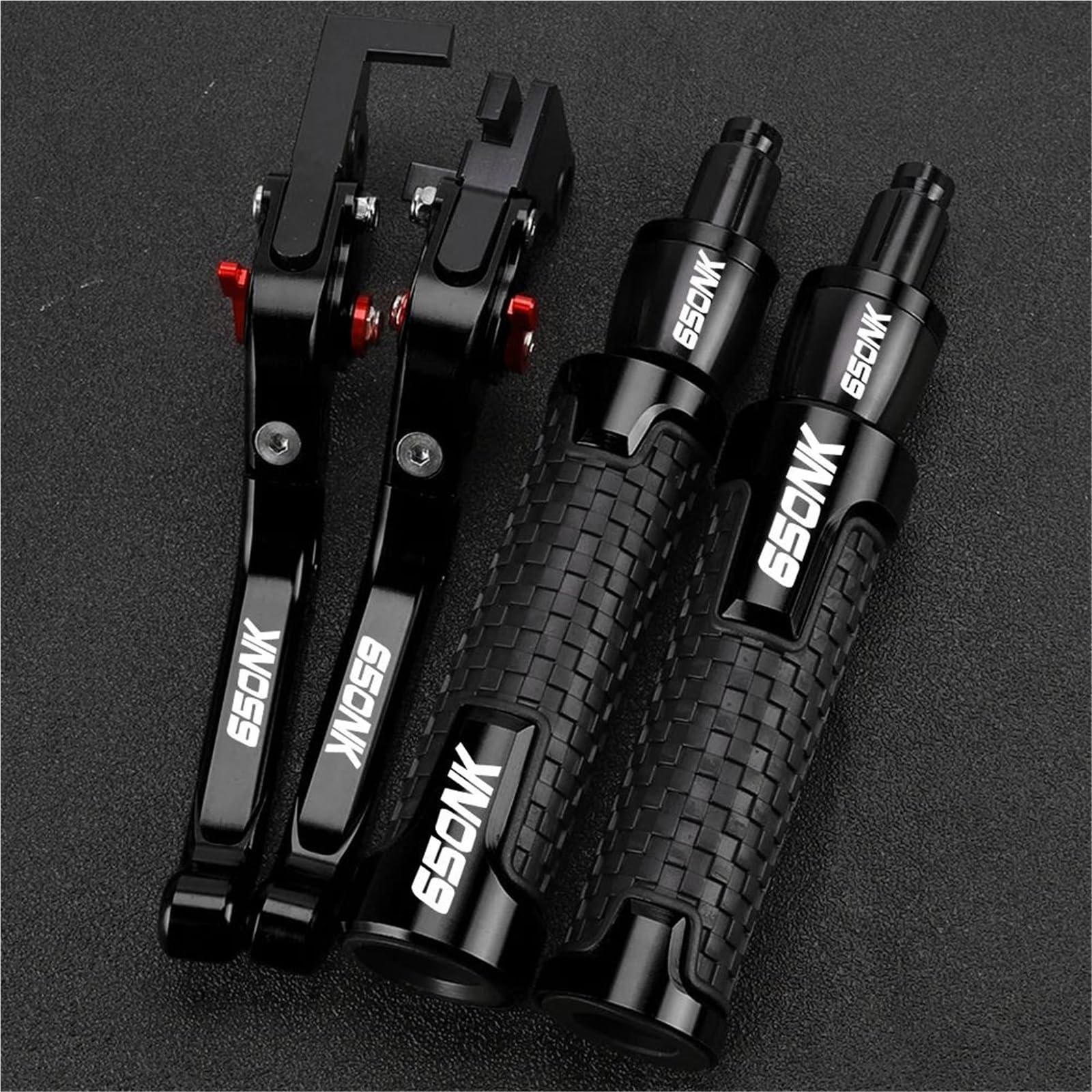 Gquikgw Black1 Replace Motorcycle Adjustable Extendable Folding Brake Clutch Levers Handle Grip Grips Ends For Cfmoto 650Nk 650 Nk 2020-2024