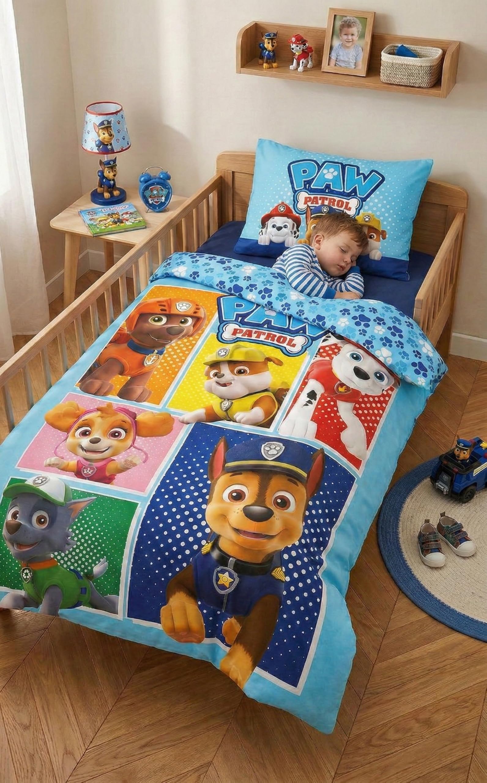 Lenzuola Paw Patrol Letto Singolo PAW PATROL Biancheria Da Letto Per Bambine · 2 Pezzi, Cotone · Rosa, Rosa · PUP Power · Biancheria Da Letto Reversibile, Federa 40 X 60 Cm