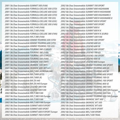 Miniatura 6 de Correas de cierre de capó 570027100 570025900 para esquí DOO PLUS MACH Z MX MXZ SAFARI DLX RALLY SKANDIC 377 503 SUMMIT 470 583 ELITE 1500 FORMULA