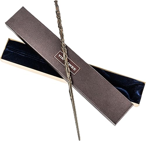 Varita mágica Hermione, hecha a mano con núcleo de acero de resina como accesorios de rendimiento y regalos (Hermione) disponible en Yaxa Peru