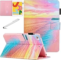 Vista 21 de Fancity Funda para iPad Mini 5 Mini 4 Mini 3 2, Smart Wake Sleep Flip Stand Case Soft Suede TPU Funda protectora con ranura para tarjeta Soporte
