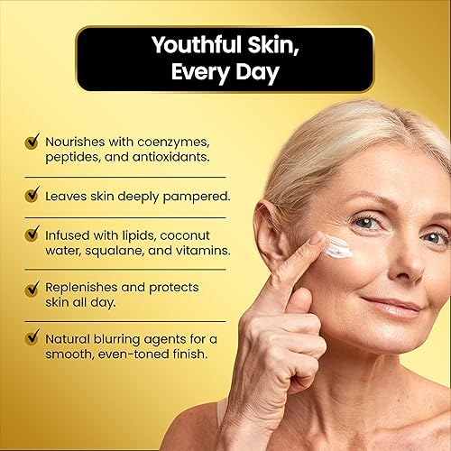 Miniatura 2 de Elixir Day Cream Lujosa crema antienvejecimiento de seda sin conservantes ni parabenos. Para todo tipo de piel, se dirige a las arrugas de la cara,