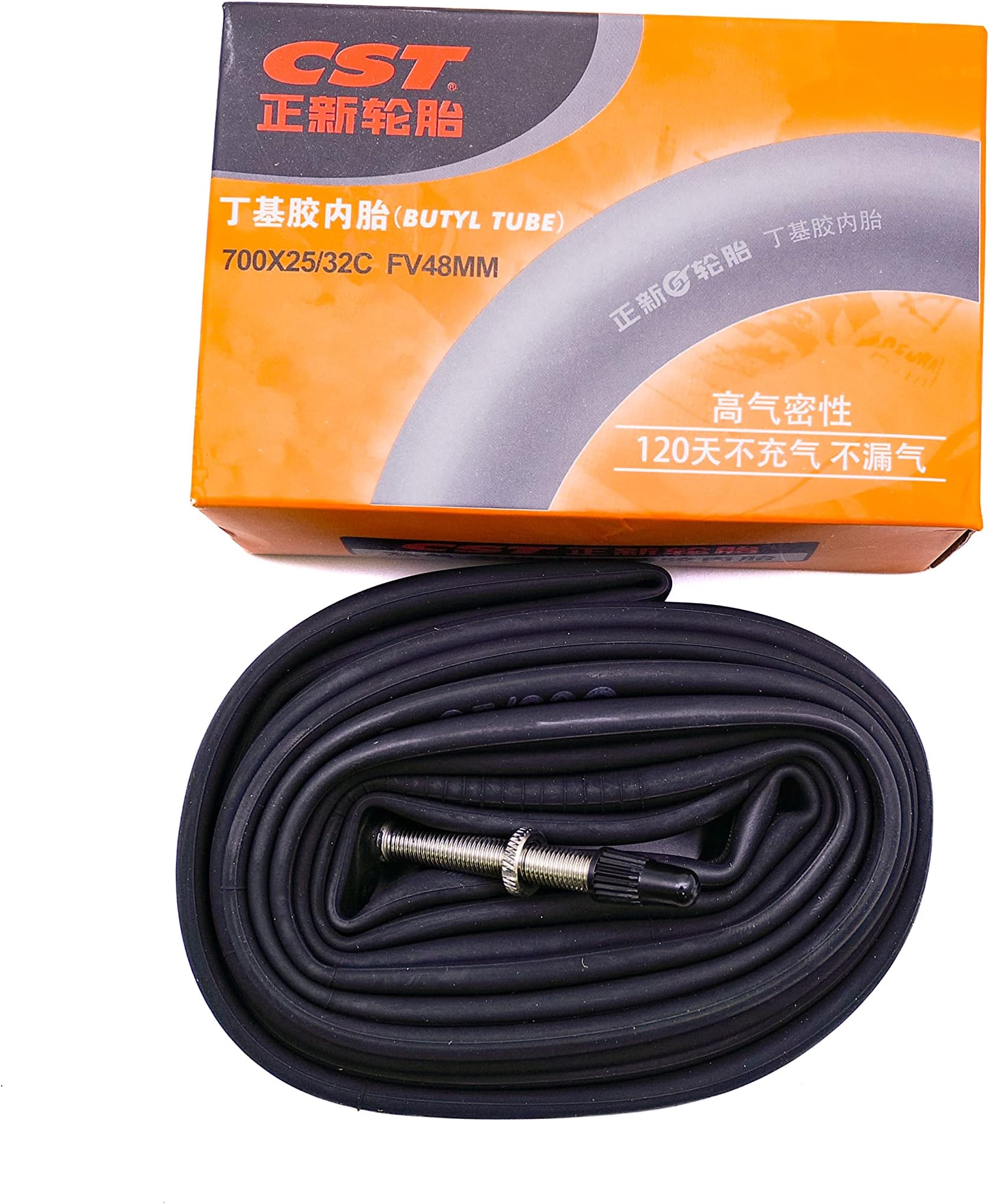 CST Road Bike Inner Tubes for 700 × 25-32C Road Bike Bicycle Tube with 48mm,60mm,80mm Presta Valves
