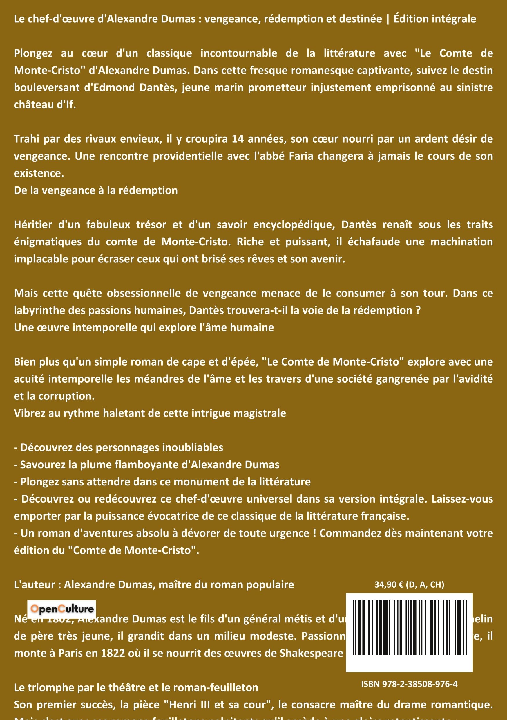 Le Comte de Monte-Cristo - L'intégrale des 4 volumes en un seul: L'intégrale des 4 volumes en un seul
