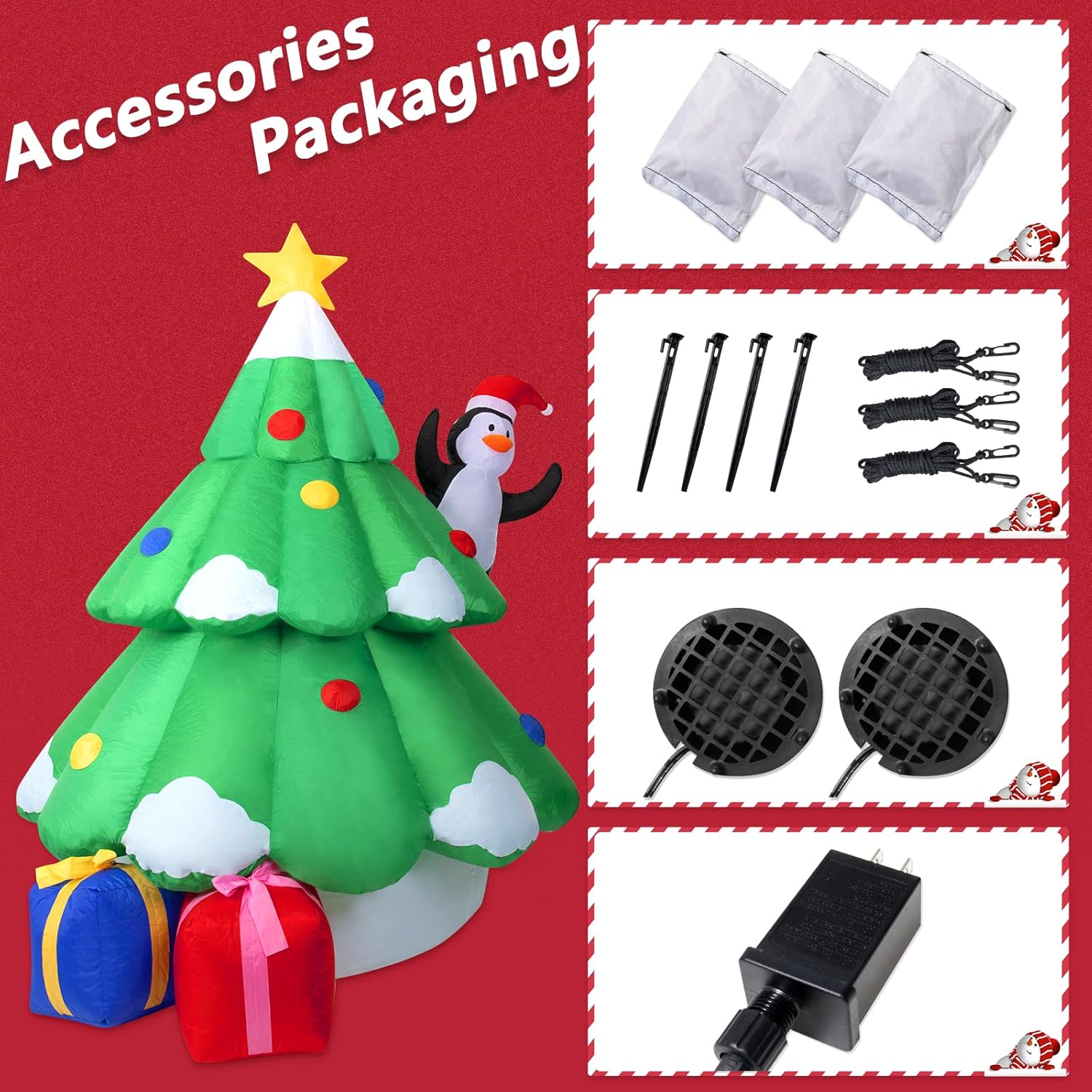 Buy MAOYUE Christmas Inflatables Tree , 8FT Outdoor Christmas