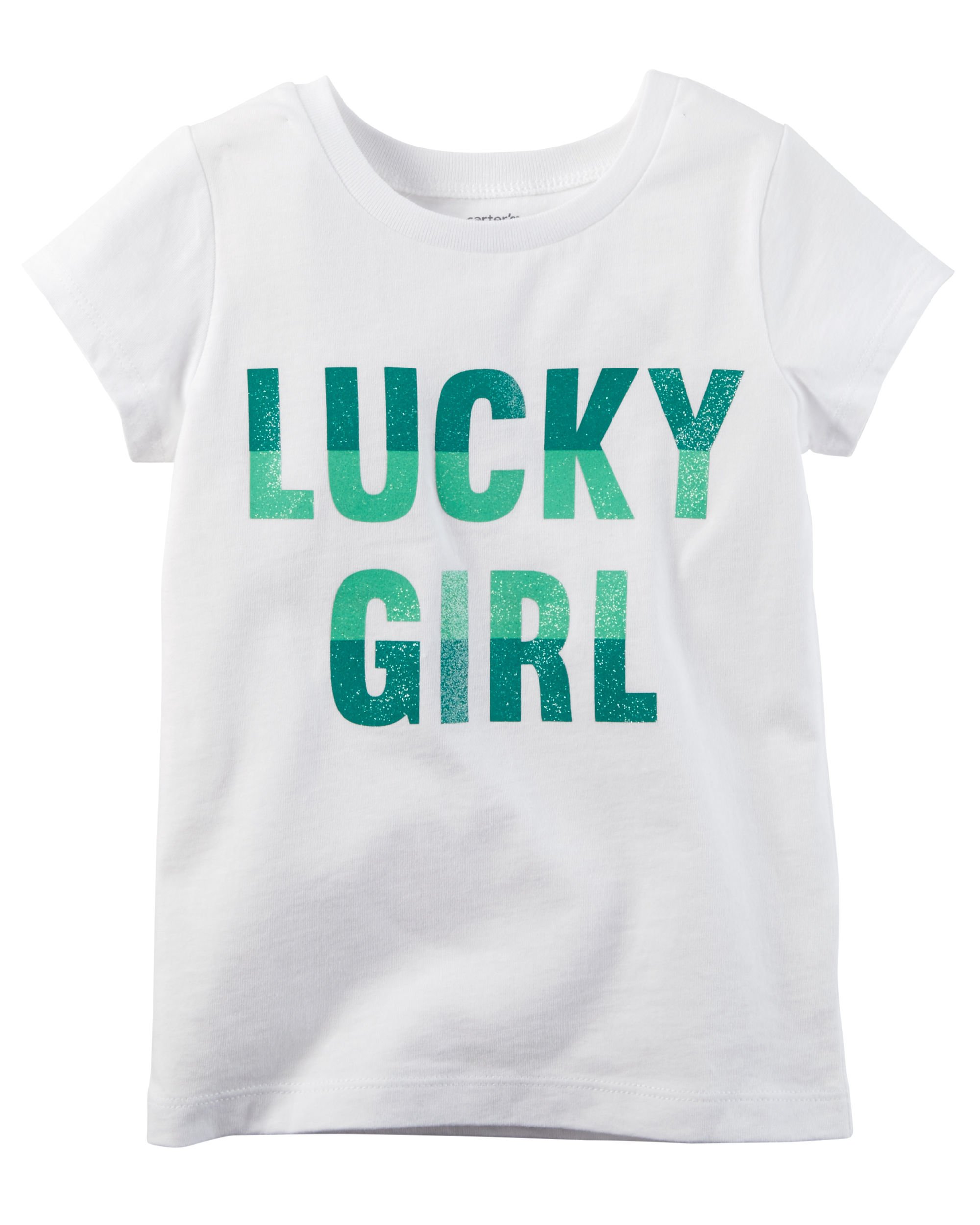T-shirt graphique Saint-Patrick pour bébé fille en coton doux - 2