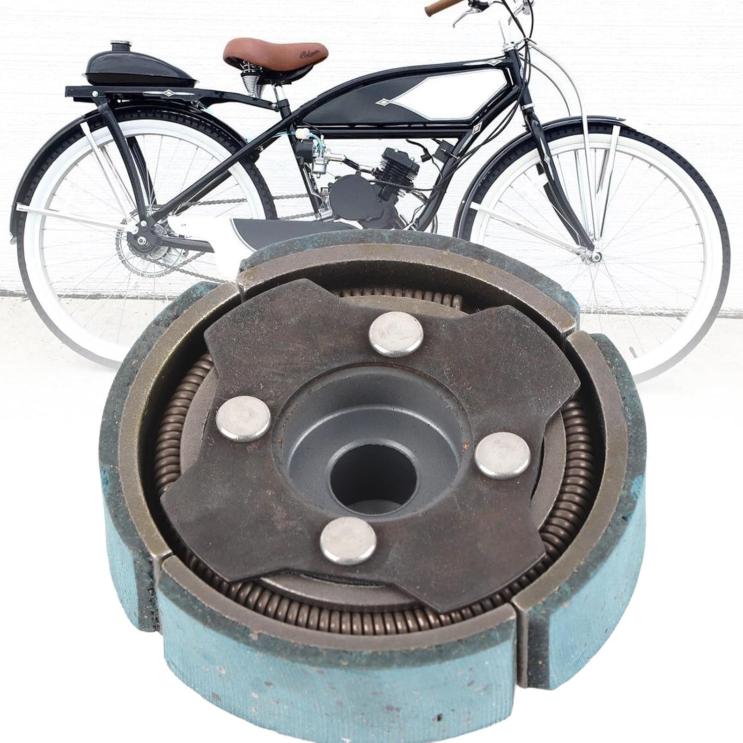 Demeras Clutch Flyweight, Stable Performance Universal 76mm Clutch Flyweight Rugged for 4 Stroke Motorized Gas Engine