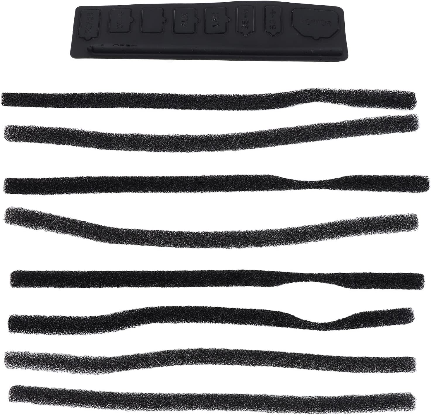 Dustproof Net Set,Host Dust Prevention Cover Dust Net Set Dustproof Mesh Jack Stopper Pack Kit,for PS4 PRO Game Console